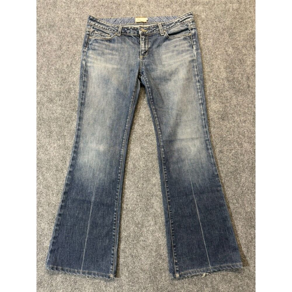 Paige Premium Denim Jeans Women 33 Hidden Hills Medium Wash Stretch Bootcut USA